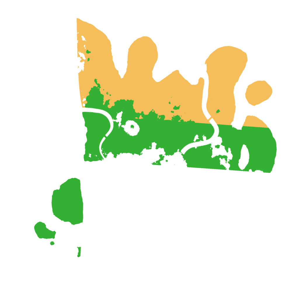 Biome Rust Map: Procedural Map, Size: 3000, Seed: 993730931