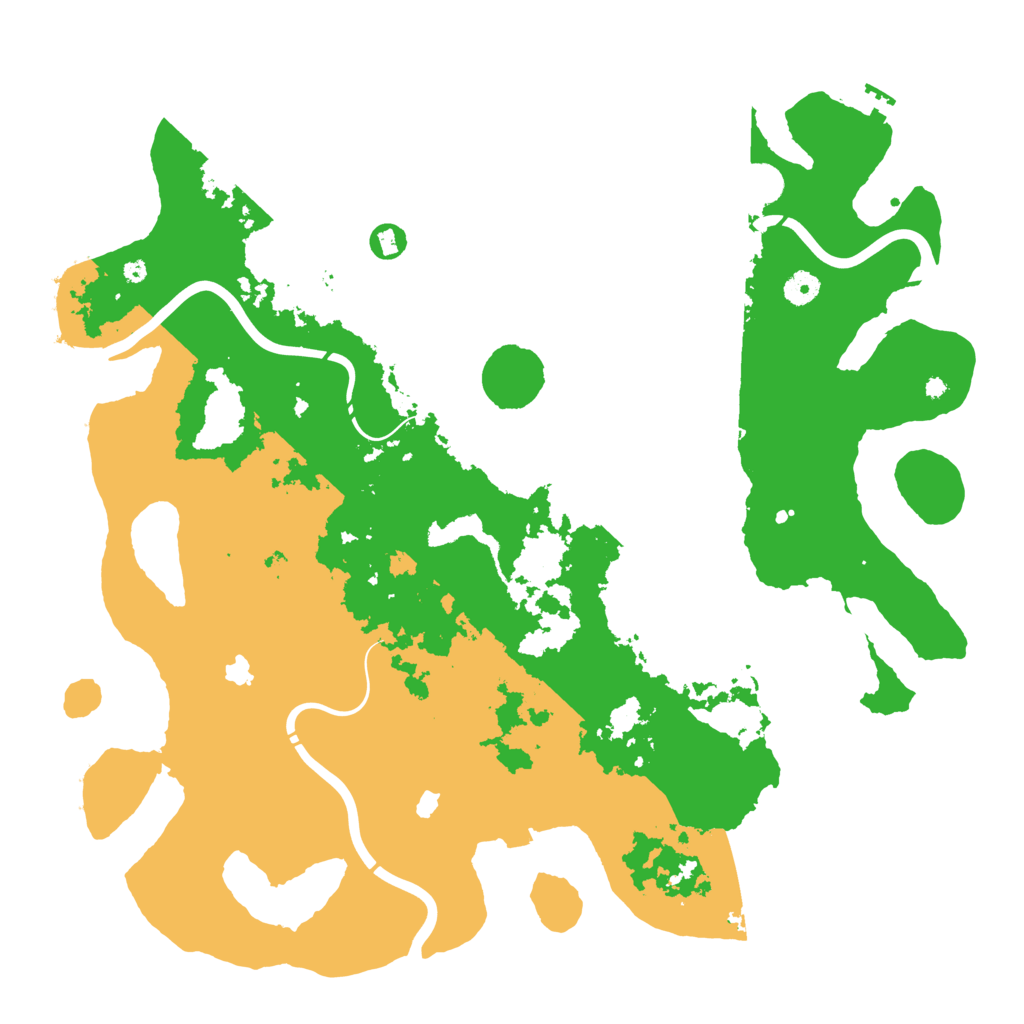 Biome Rust Map: Procedural Map, Size: 4500, Seed: 30424681