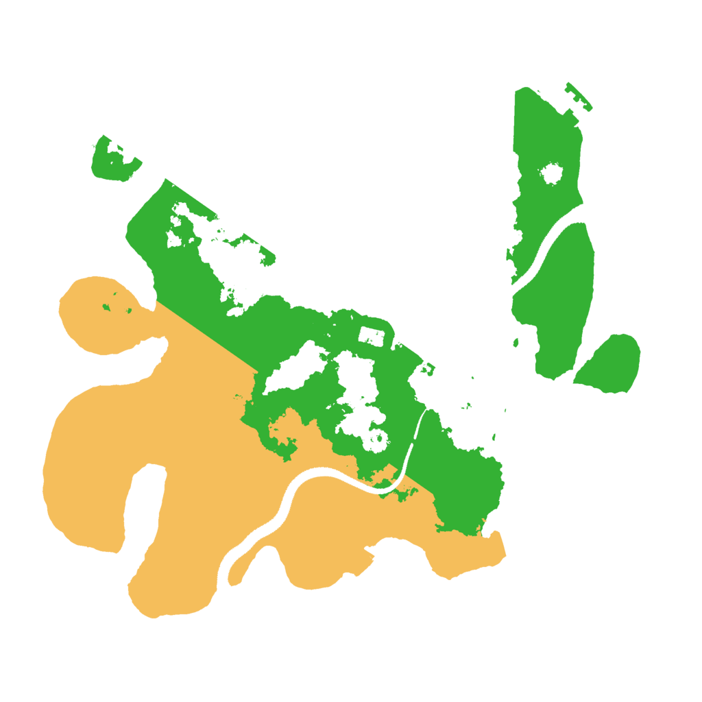 Biome Rust Map: Procedural Map, Size: 3000, Seed: 380656719