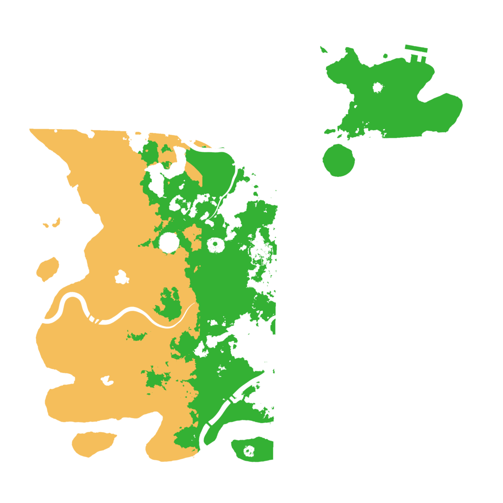 Biome Rust Map: Procedural Map, Size: 4500, Seed: 1241125202