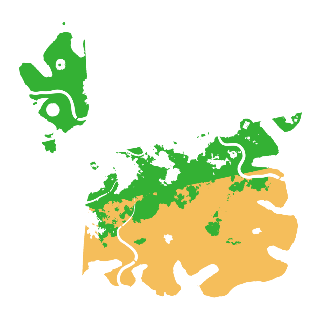 Biome Rust Map: Procedural Map, Size: 4500, Seed: 239658287