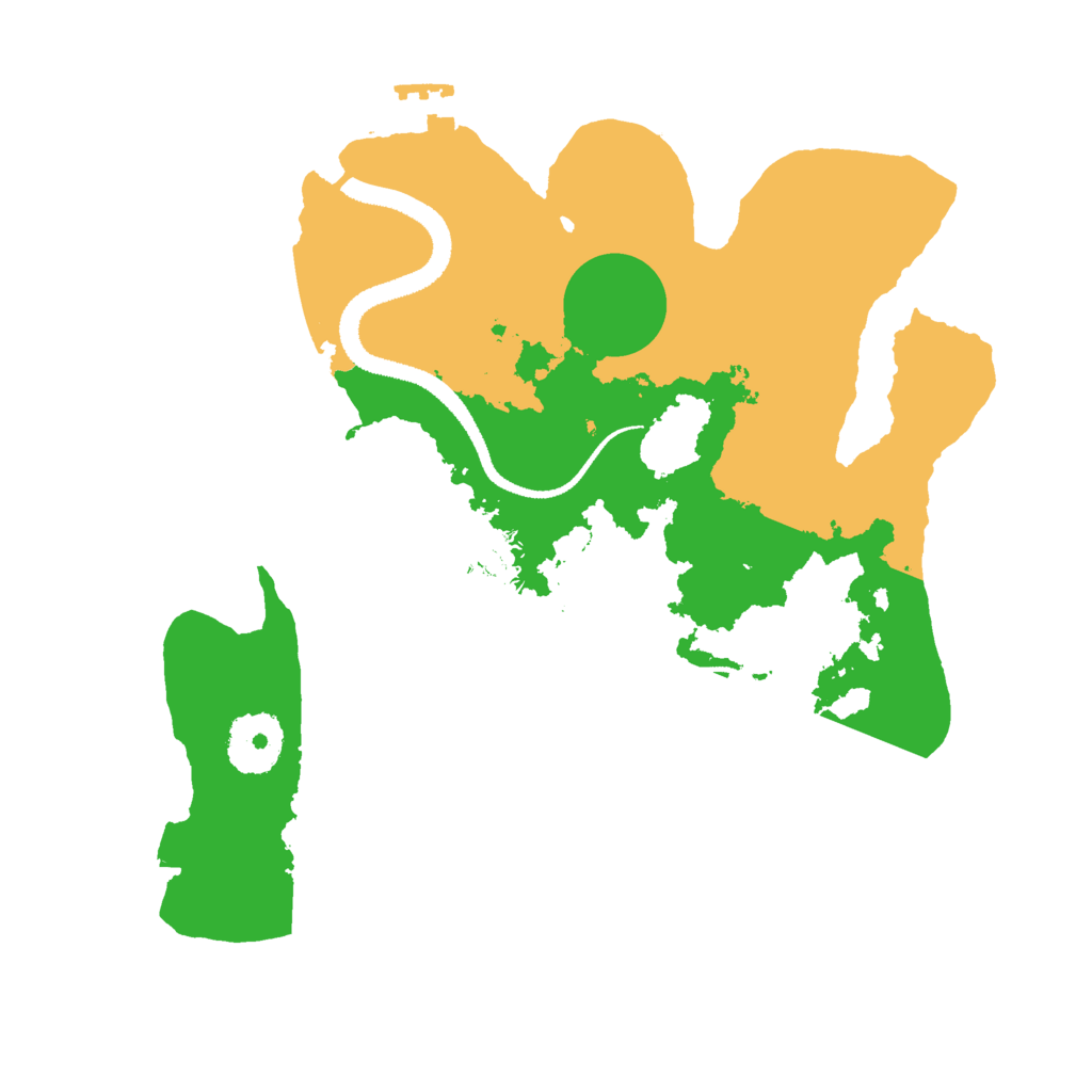 Biome Rust Map: Procedural Map, Size: 2800, Seed: 1469656510