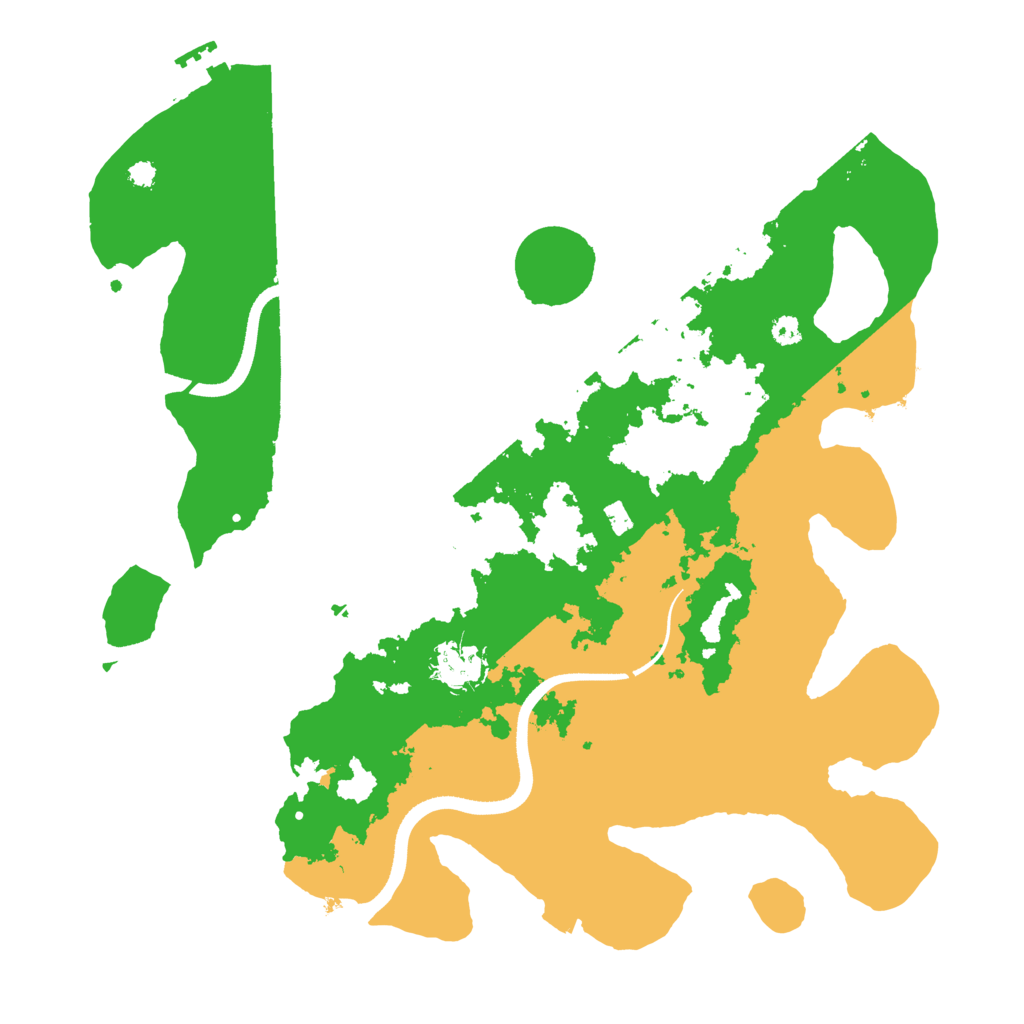 Biome Rust Map: Procedural Map, Size: 3500, Seed: 1260541730