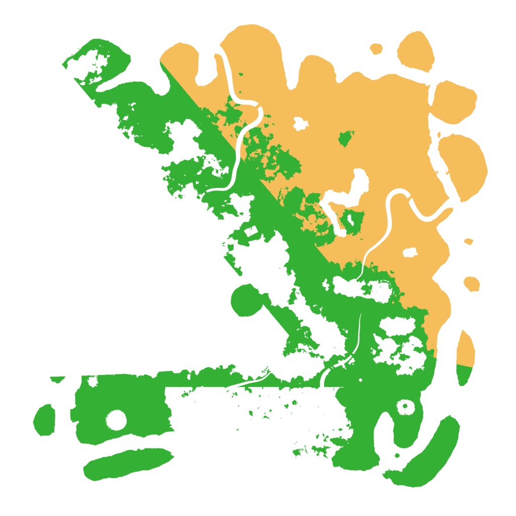 Biome Rust Map: Procedural Map, Size: 4500, Seed: 455928799