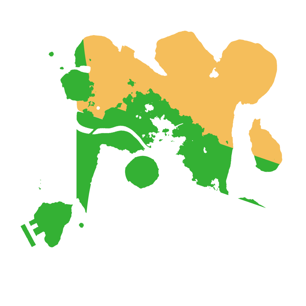 Biome Rust Map: Procedural Map, Size: 2600, Seed: 1859588149