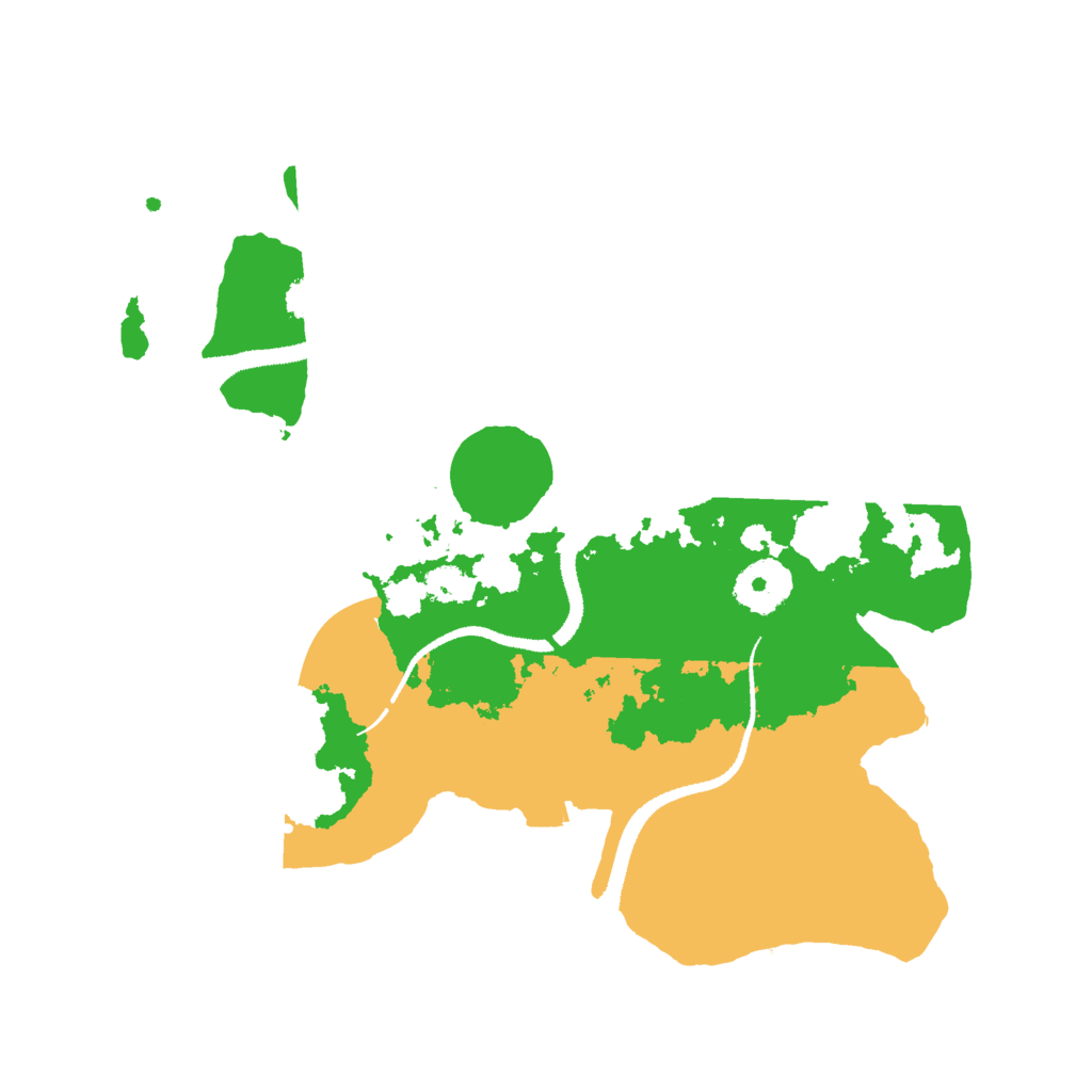 Biome Rust Map: Procedural Map, Size: 3000, Seed: 15595