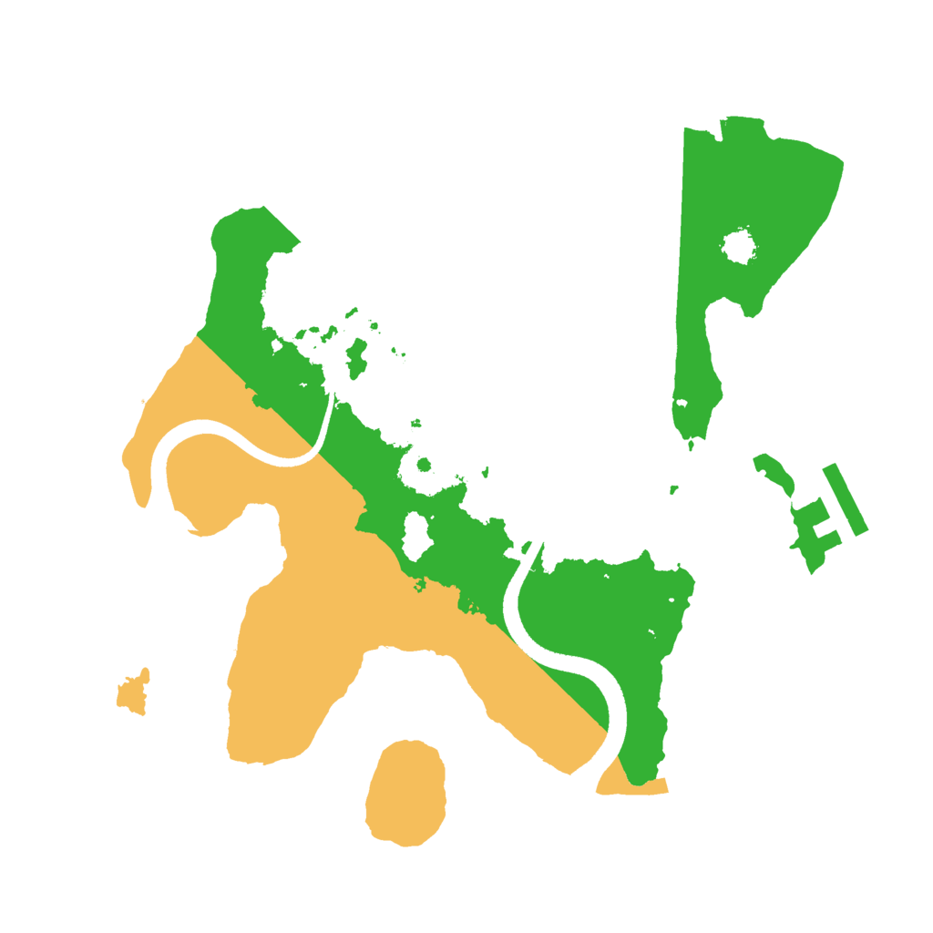 Biome Rust Map: Procedural Map, Size: 2500, Seed: 905864332