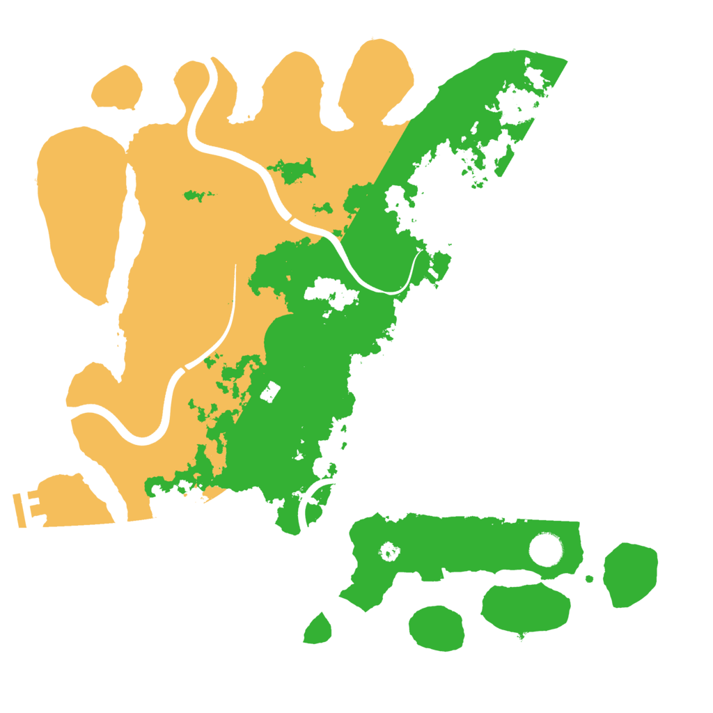 Biome Rust Map: Procedural Map, Size: 3750, Seed: 98
