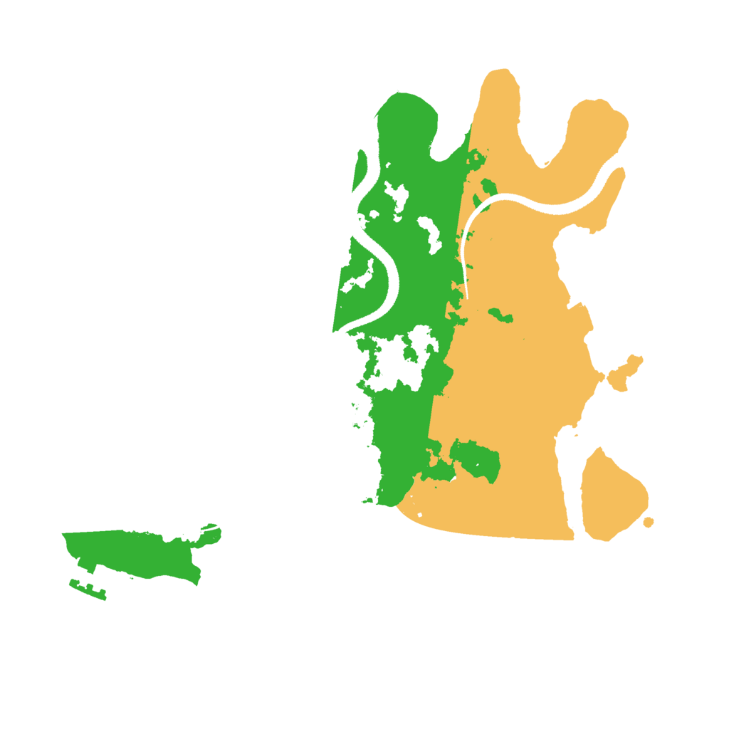 Biome Rust Map: Procedural Map, Size: 2800, Seed: 7085002