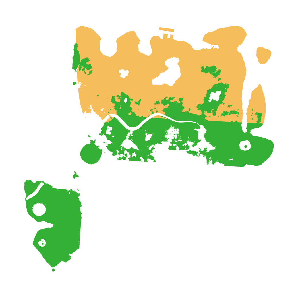 Biome Rust Map: Procedural Map, Size: 4000, Seed: 615419082