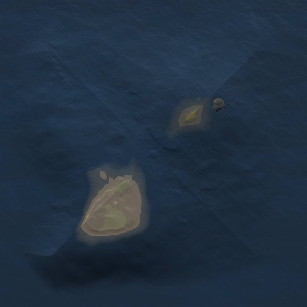 Rust Map: Procedural Map, Size: 1000, Seed: 1390017596, 1 Monuments