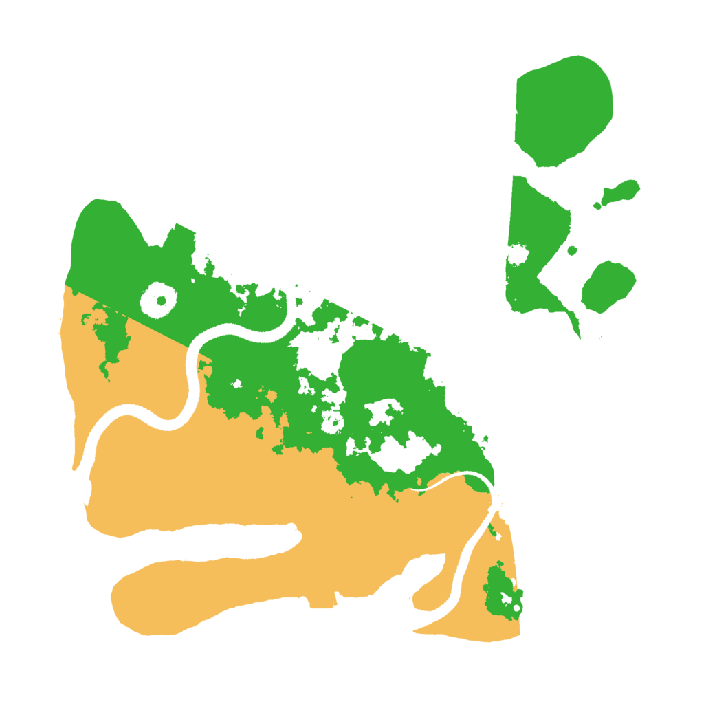 Biome Rust Map: Procedural Map, Size: 3000, Seed: 511461302