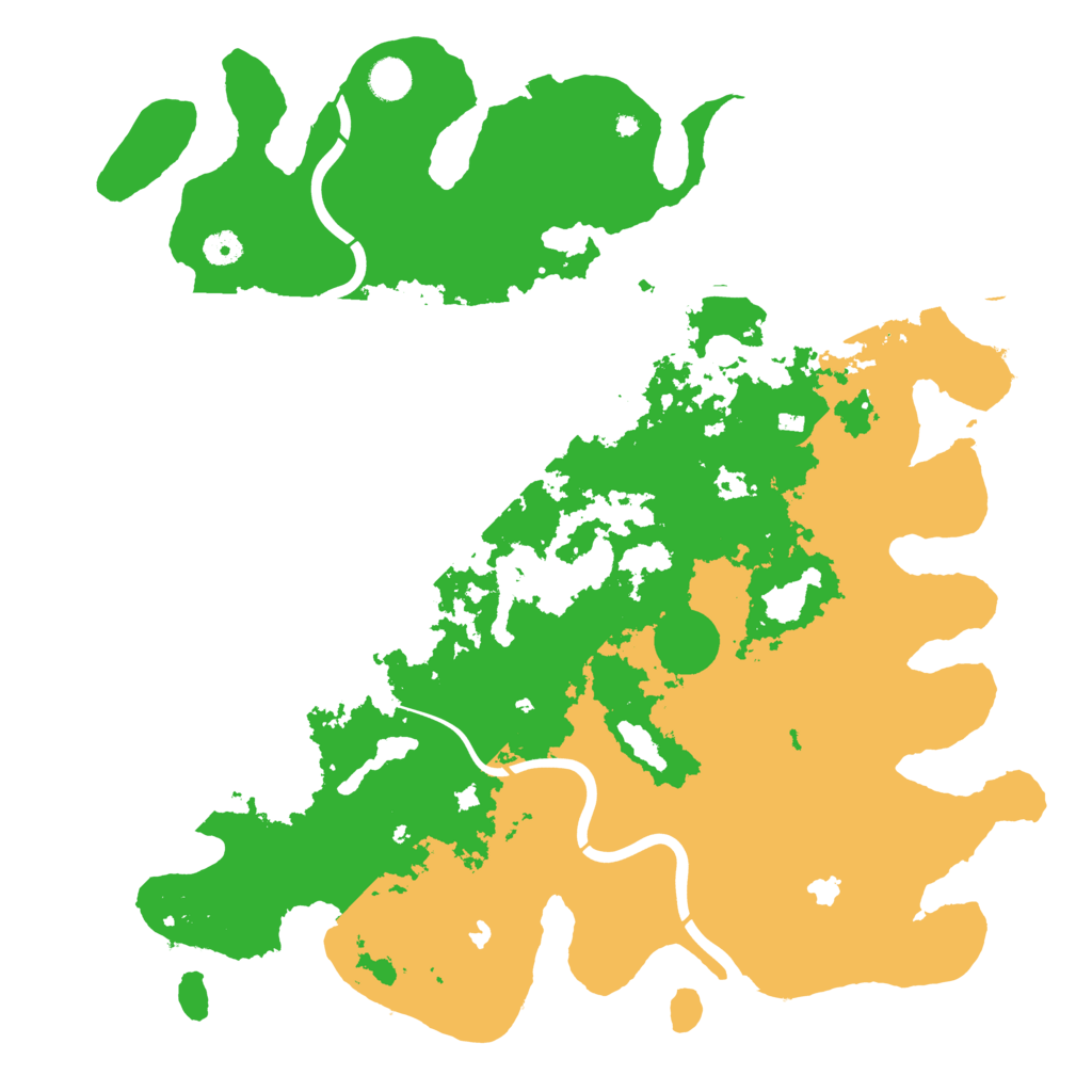 Biome Rust Map: Procedural Map, Size: 4500, Seed: 1363
