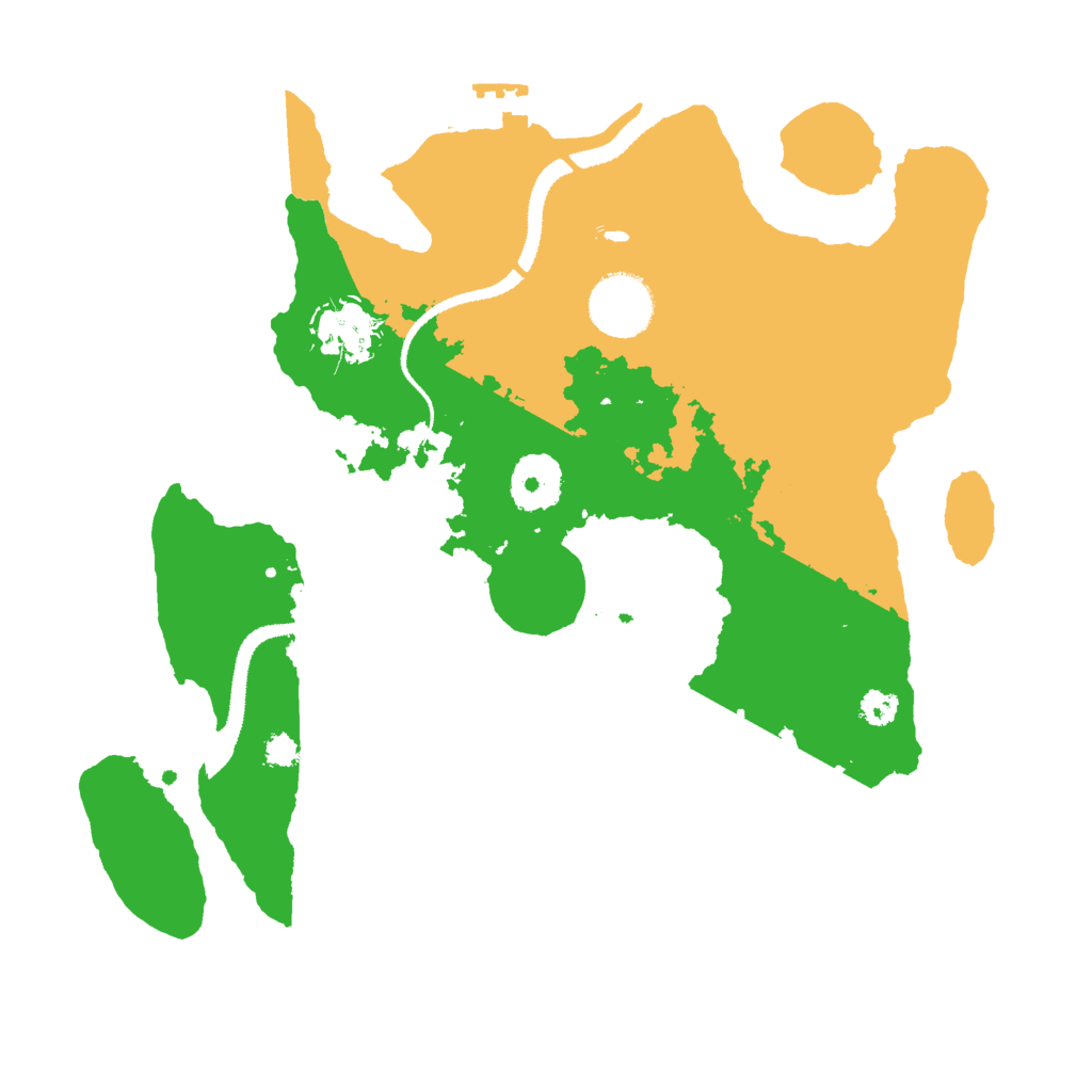 Biome Rust Map: Procedural Map, Size: 3000, Seed: 689903200