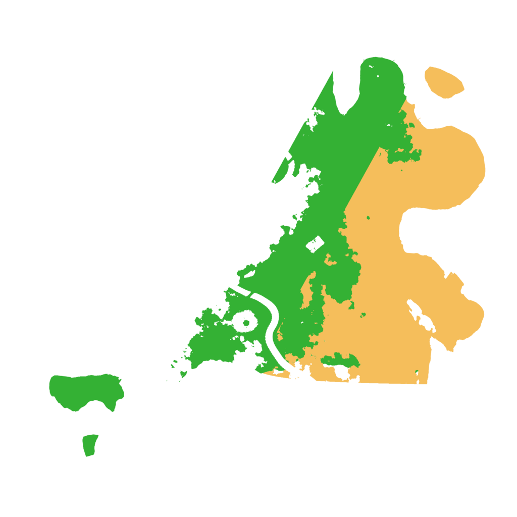 Biome Rust Map: Procedural Map, Size: 3300, Seed: 132785827