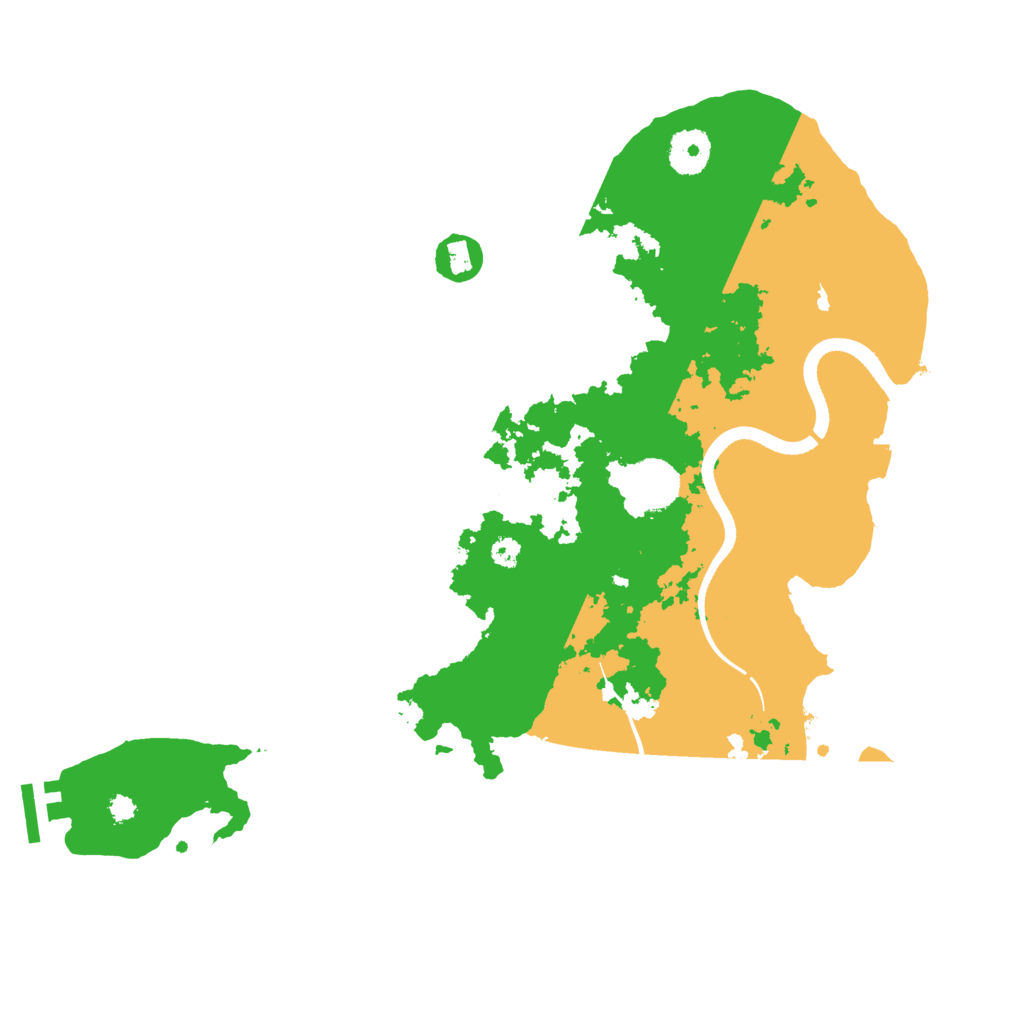 Biome Rust Map: Procedural Map, Size: 3500, Seed: 1660422822