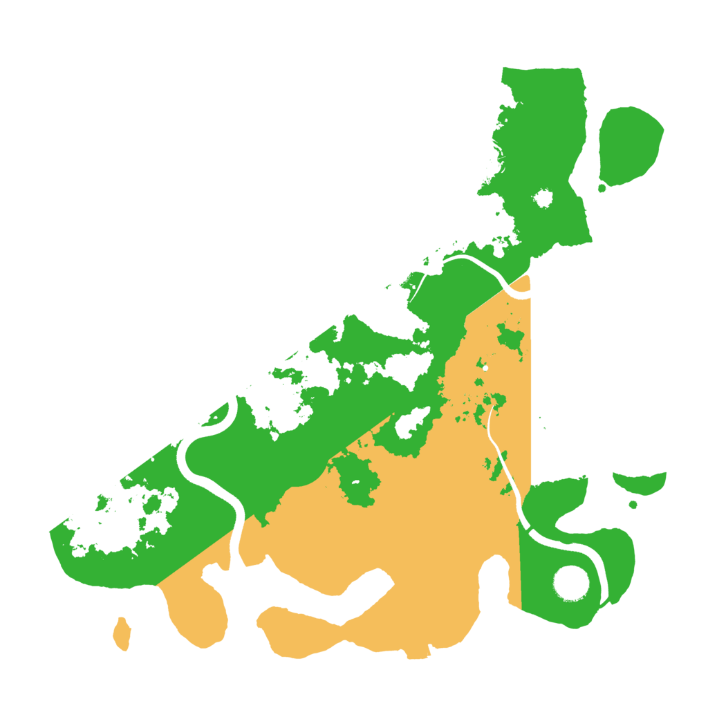 Biome Rust Map: Procedural Map, Size: 3500, Seed: 2049376550