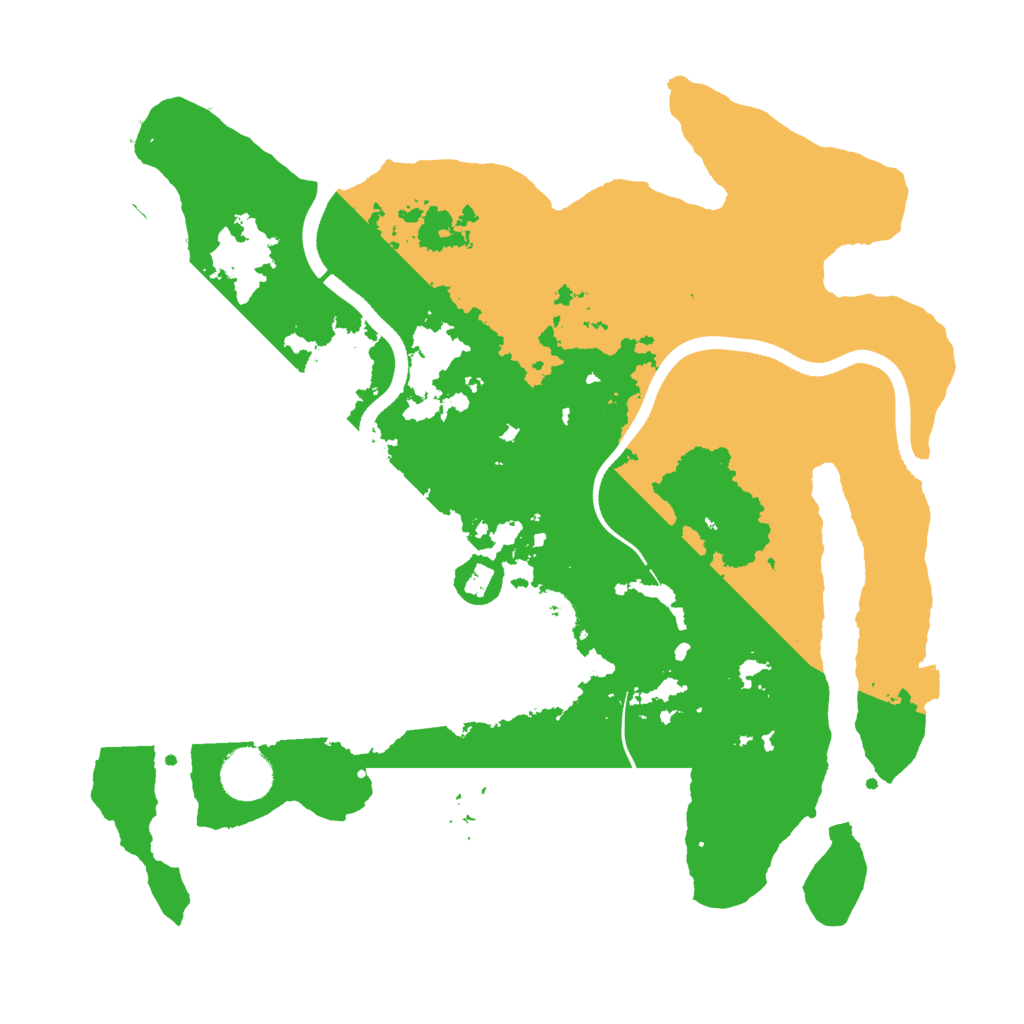 Biome Rust Map: Procedural Map, Size: 3502, Seed: 12548