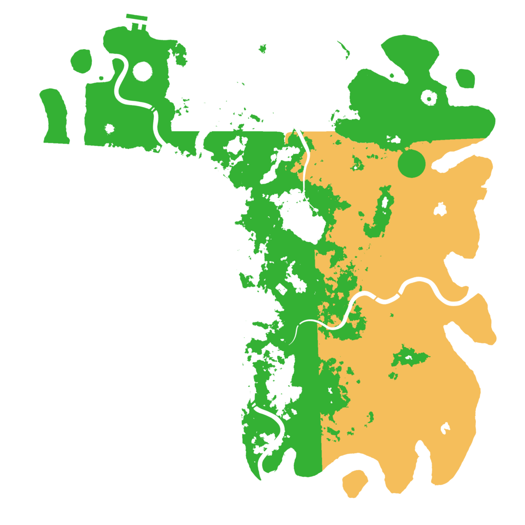 Biome Rust Map: Procedural Map, Size: 5000, Seed: 156516561