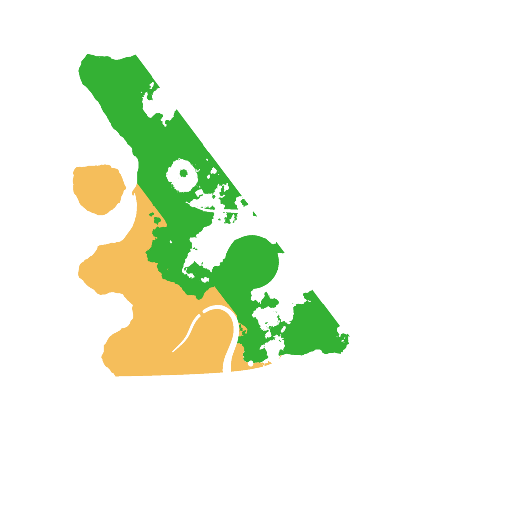 Biome Rust Map: Procedural Map, Size: 2500, Seed: 2102973004