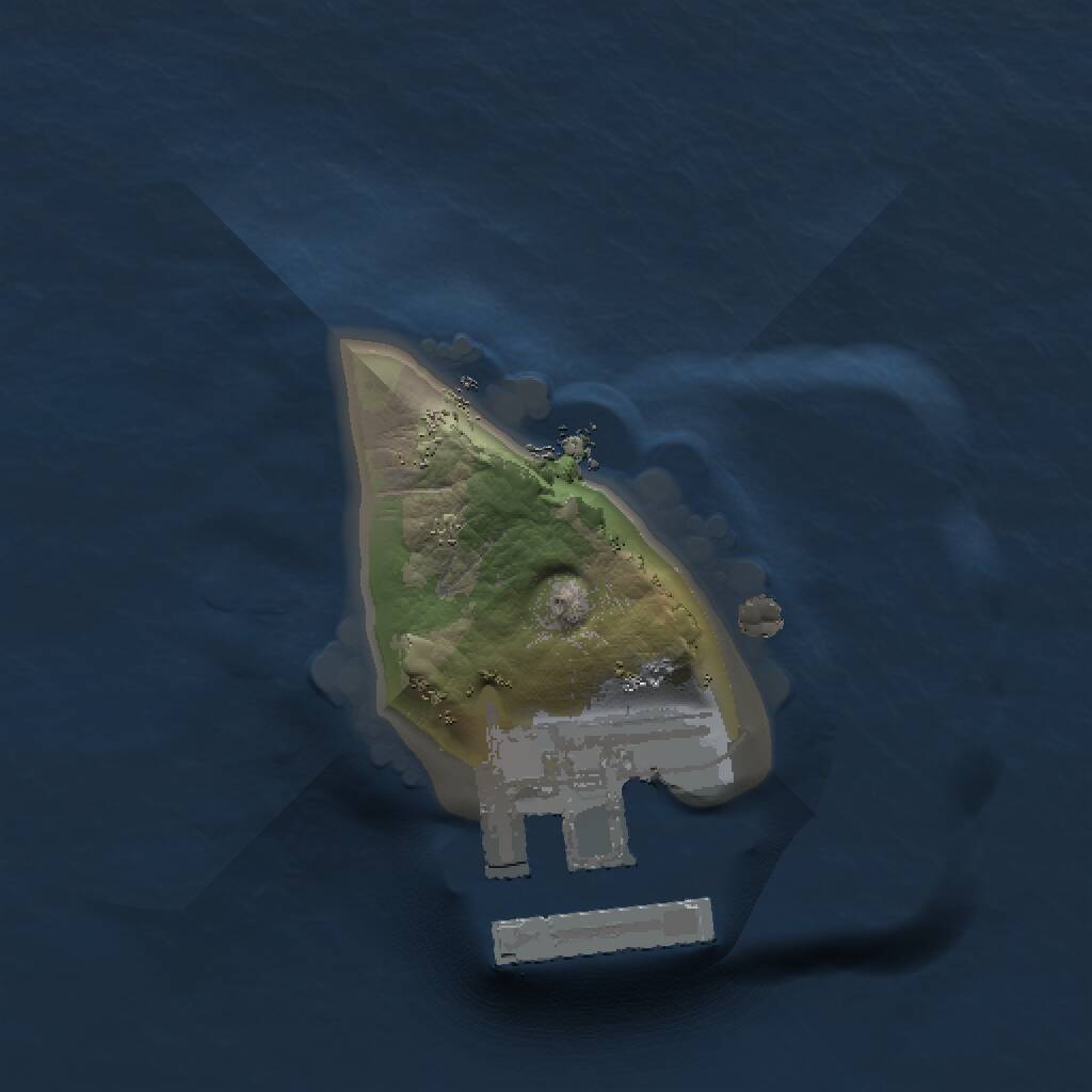 Rust Map: Procedural Map, Size: 1000, Seed: 31339481, 2 Monuments