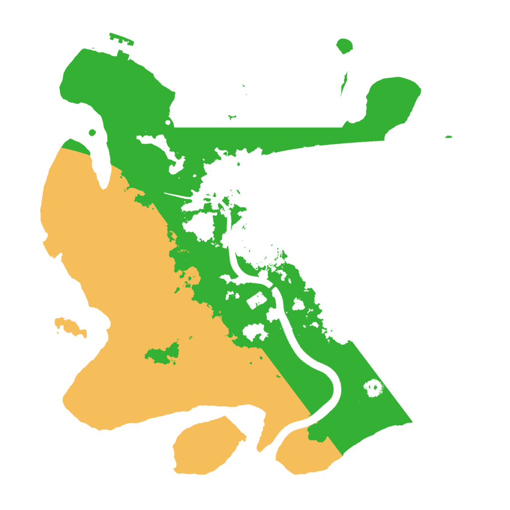 Biome Rust Map: Procedural Map, Size: 3000, Seed: 8074