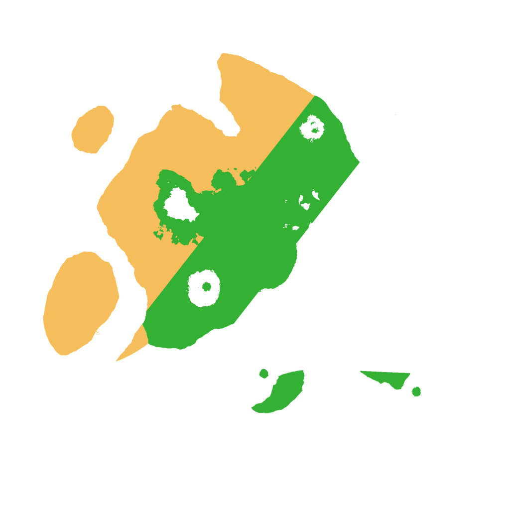 Biome Rust Map: Procedural Map, Size: 2200, Seed: 101504219