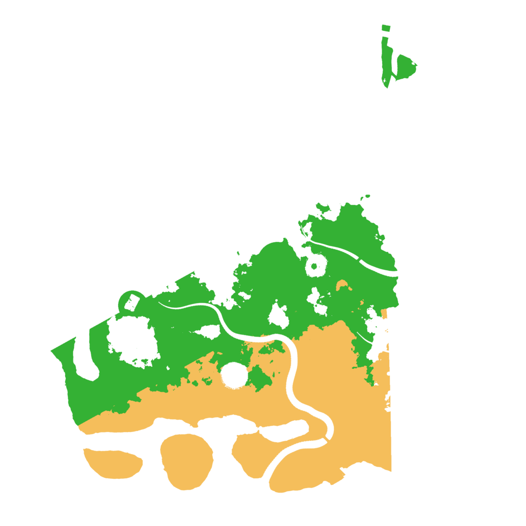 Biome Rust Map: Procedural Map, Size: 3500, Seed: 75451989