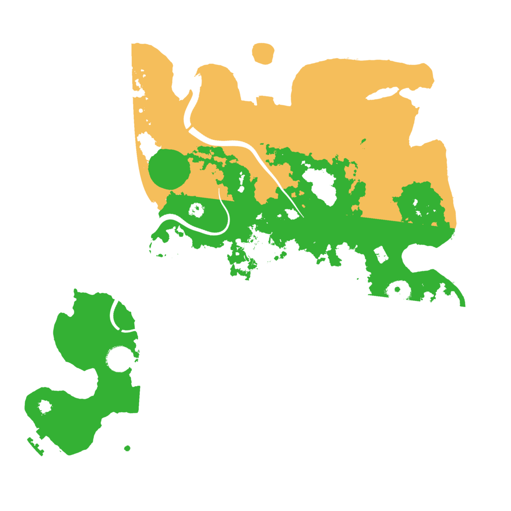 Biome Rust Map: Procedural Map, Size: 3500, Seed: 1452650940
