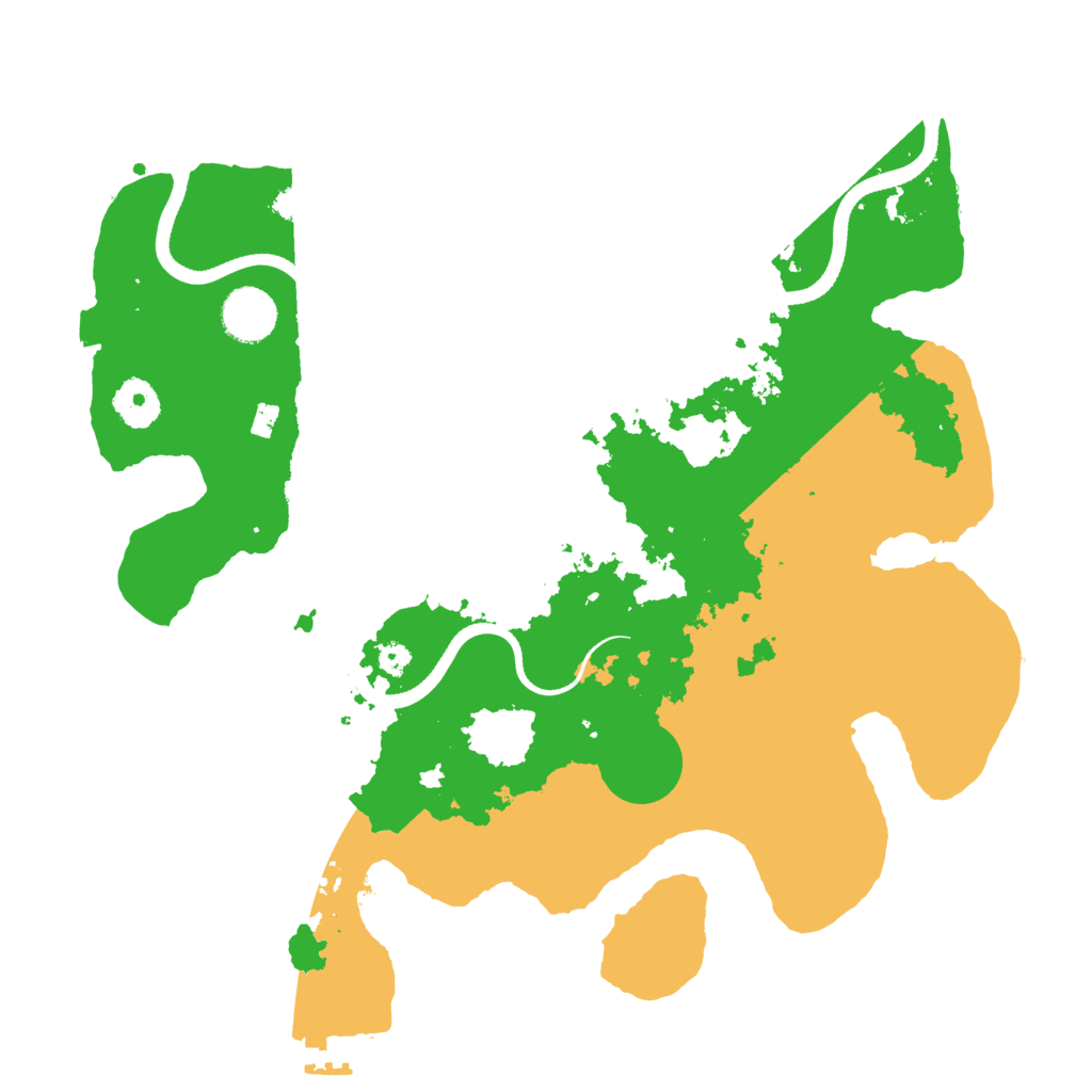 Biome Rust Map: Procedural Map, Size: 3500, Seed: 1494282723