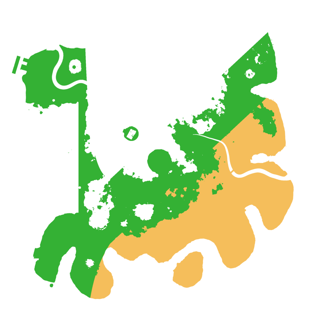 Biome Rust Map: Procedural Map, Size: 3500, Seed: 1494282723