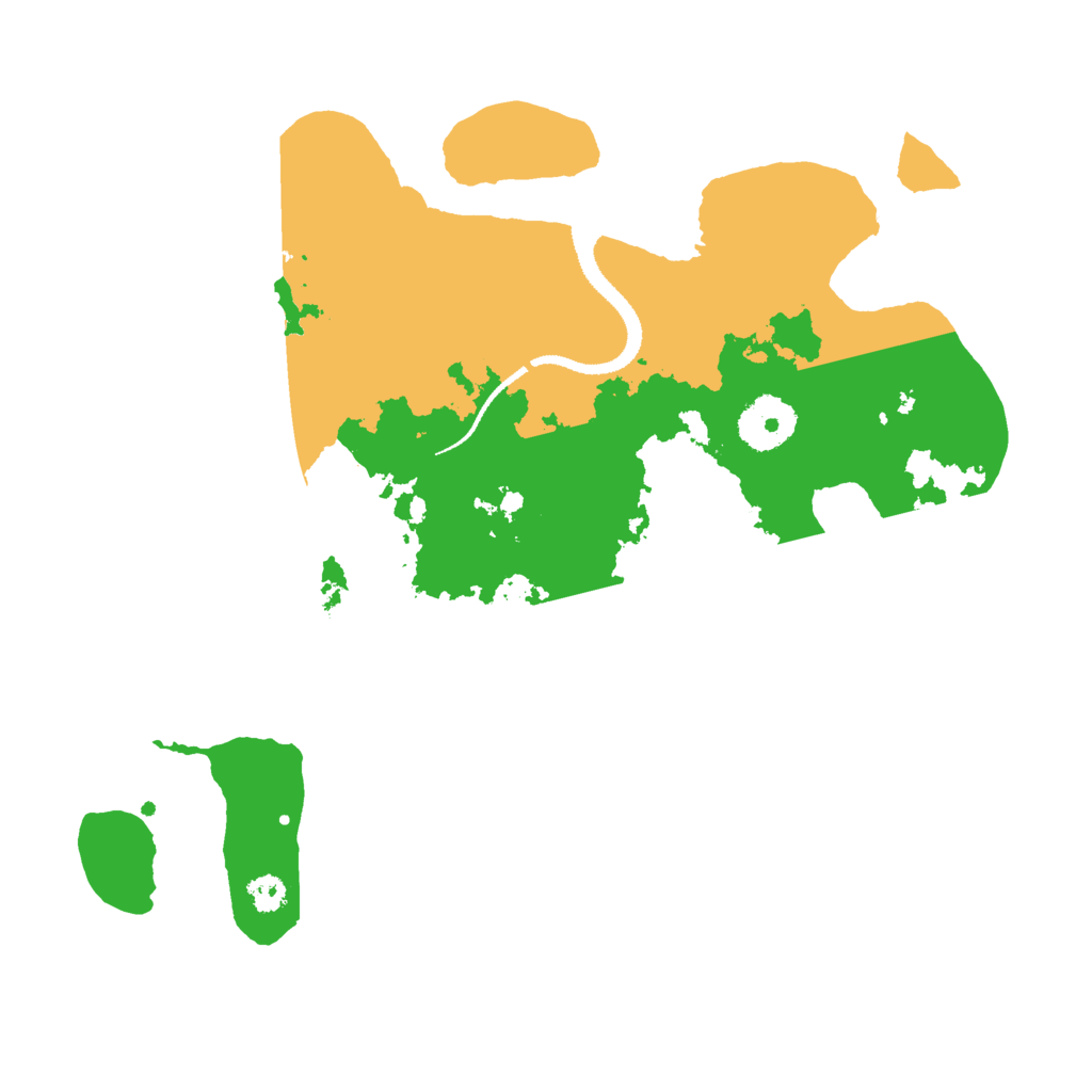 Biome Rust Map: Procedural Map, Size: 3000, Seed: 62145