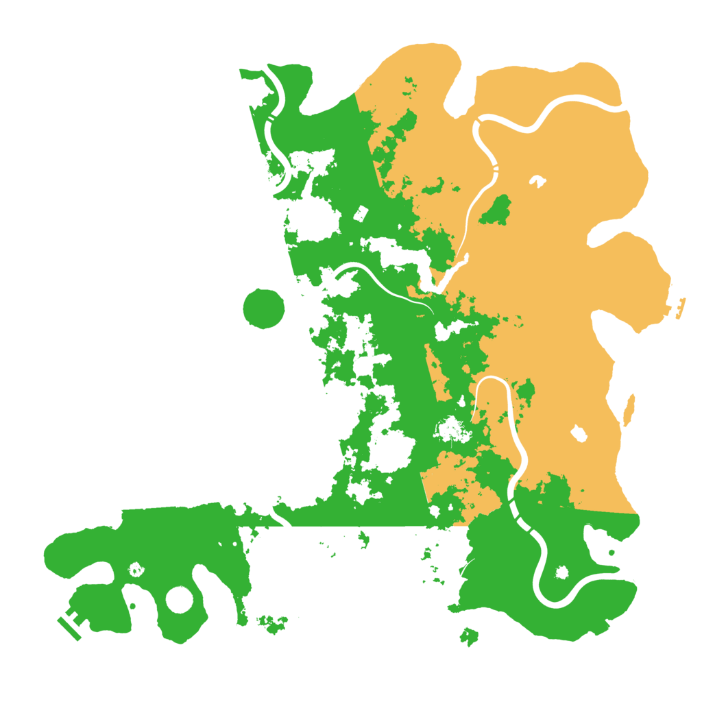 Biome Rust Map: Procedural Map, Size: 4800, Seed: 1748439555