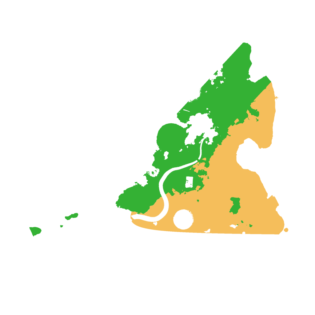 Biome Rust Map: Procedural Map, Size: 3000, Seed: 79202