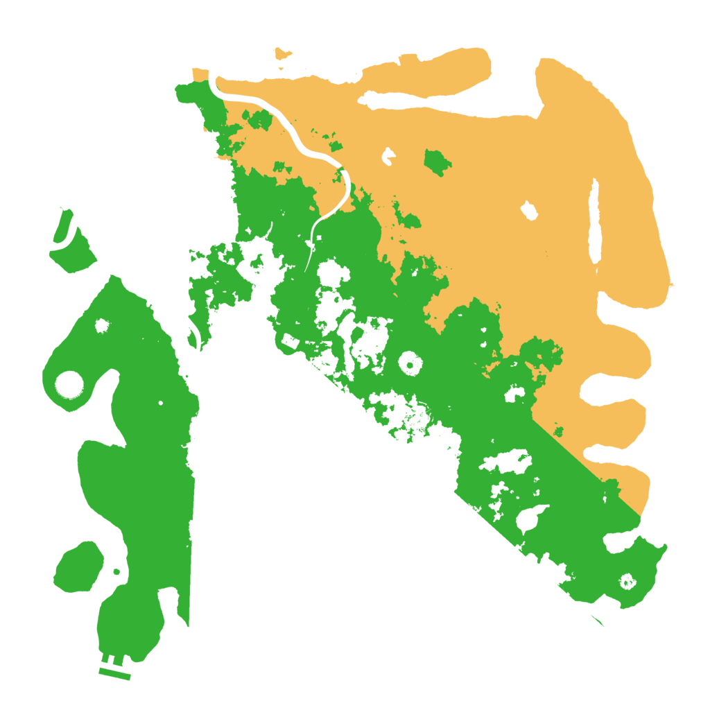 Biome Rust Map: Procedural Map, Size: 4500, Seed: 2099764712