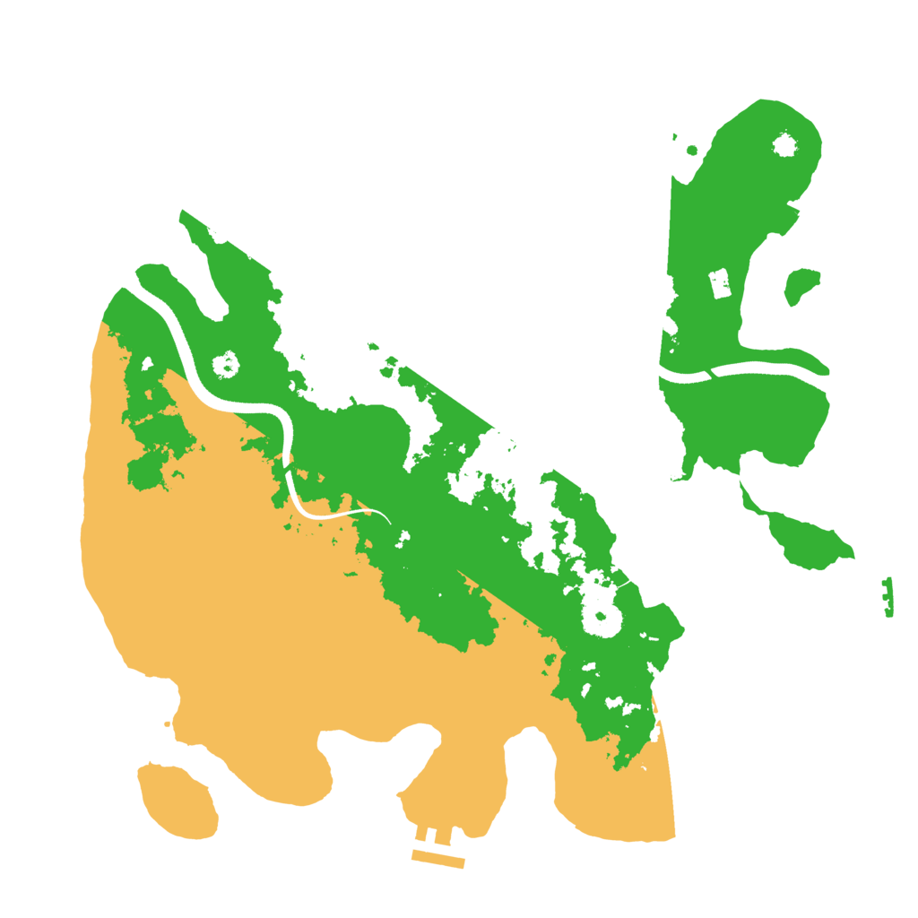 Biome Rust Map: Procedural Map, Size: 3500, Seed: 115665989