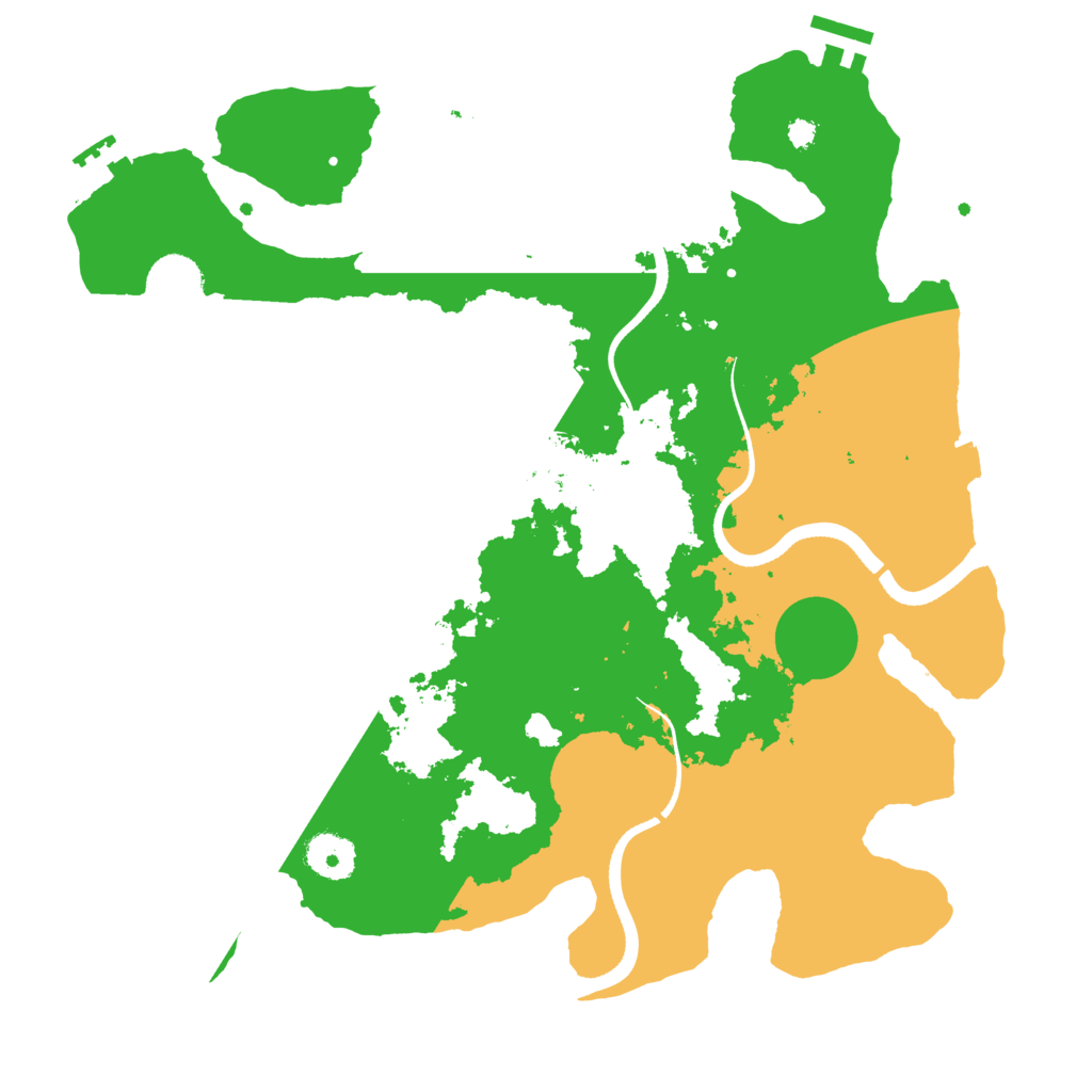 Biome Rust Map: Procedural Map, Size: 3500, Seed: 1796765984