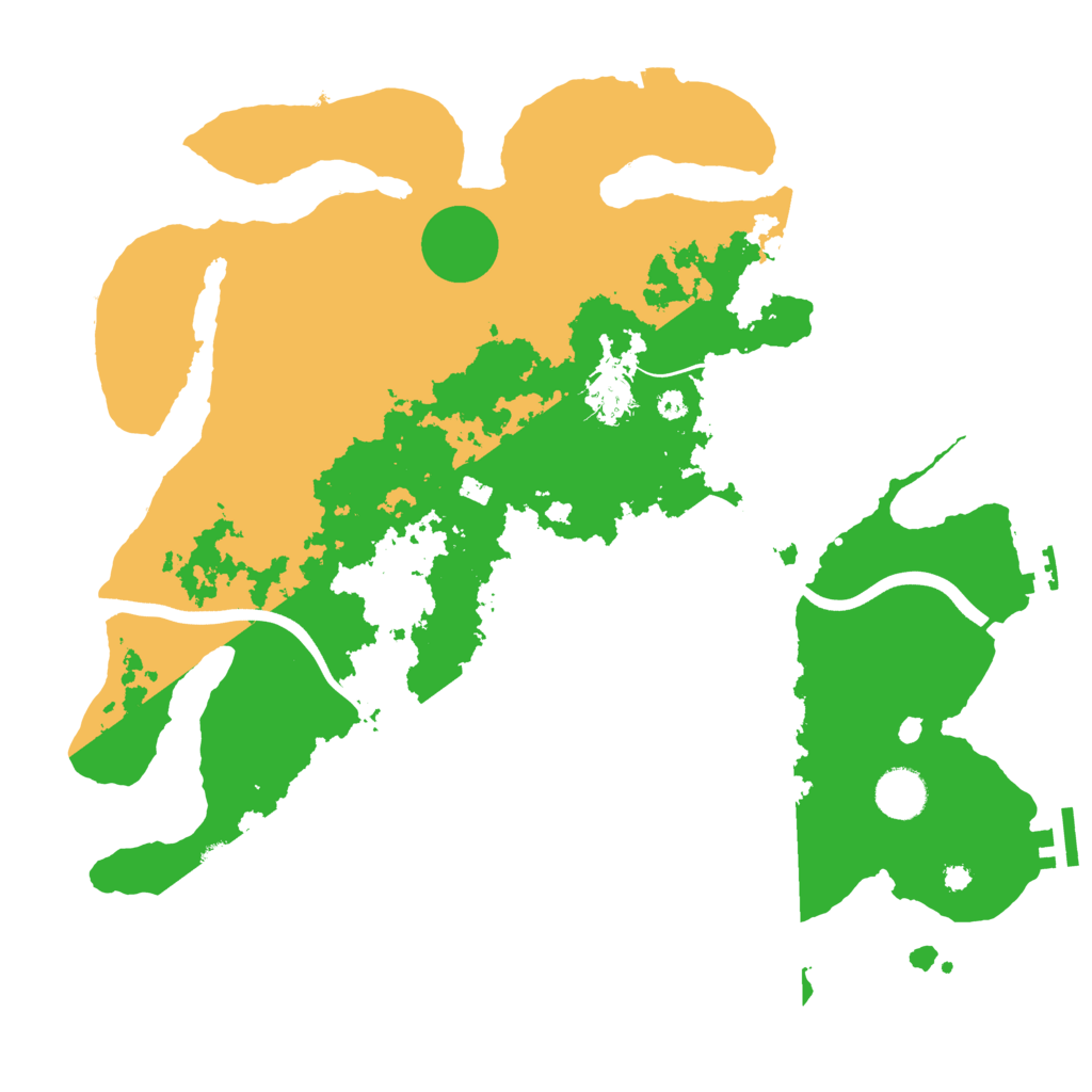 Biome Rust Map: Procedural Map, Size: 3750, Seed: 919144184
