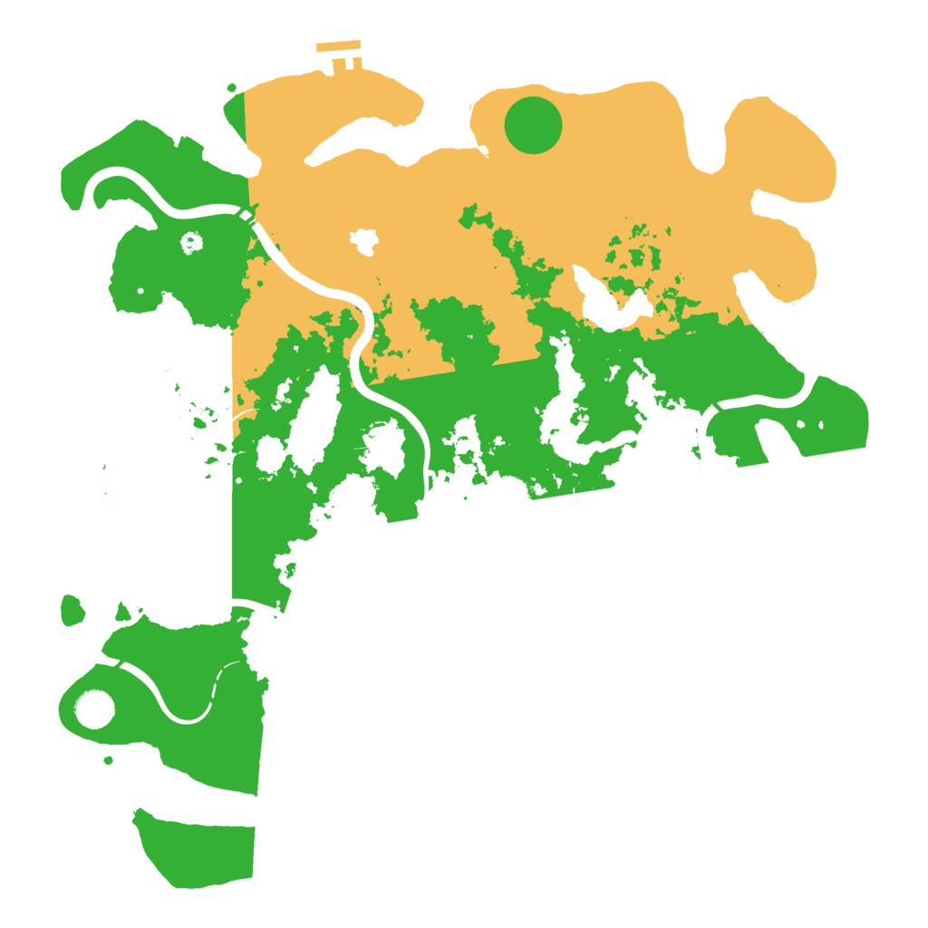 Biome Rust Map: Procedural Map, Size: 4250, Seed: 1221951