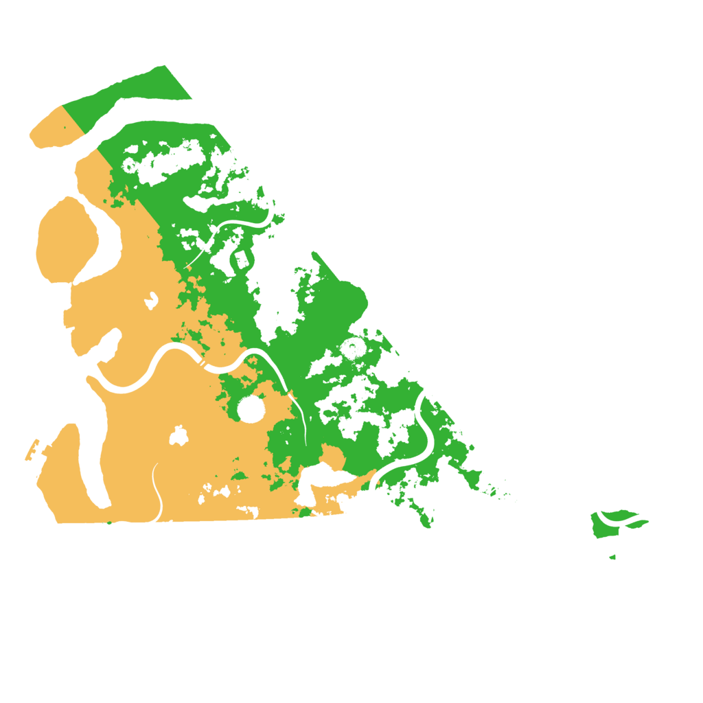 Biome Rust Map: Procedural Map, Size: 4500, Seed: 18377544