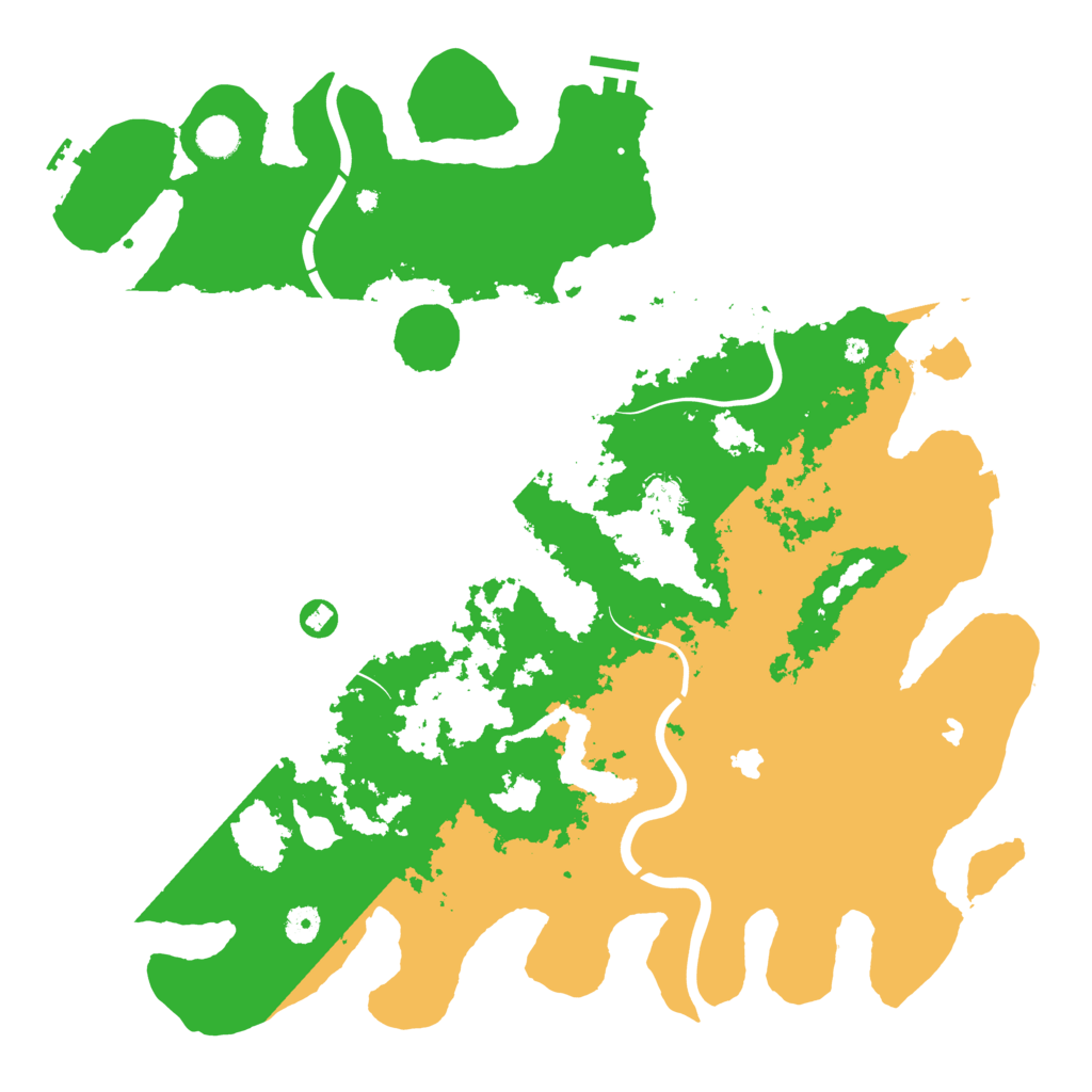 Biome Rust Map: Procedural Map, Size: 4500, Seed: 113961784