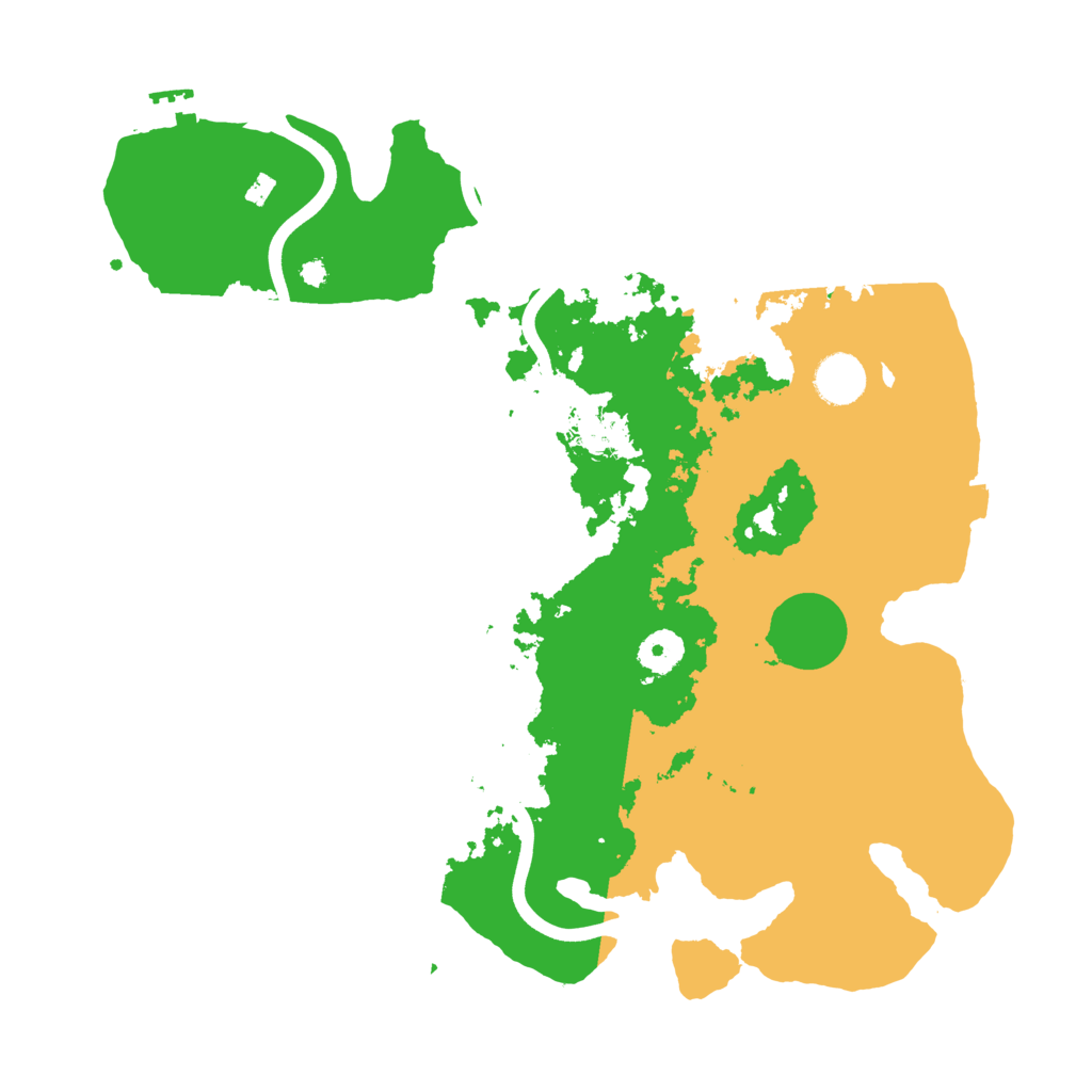 Biome Rust Map: Procedural Map, Size: 3750, Seed: 574888844