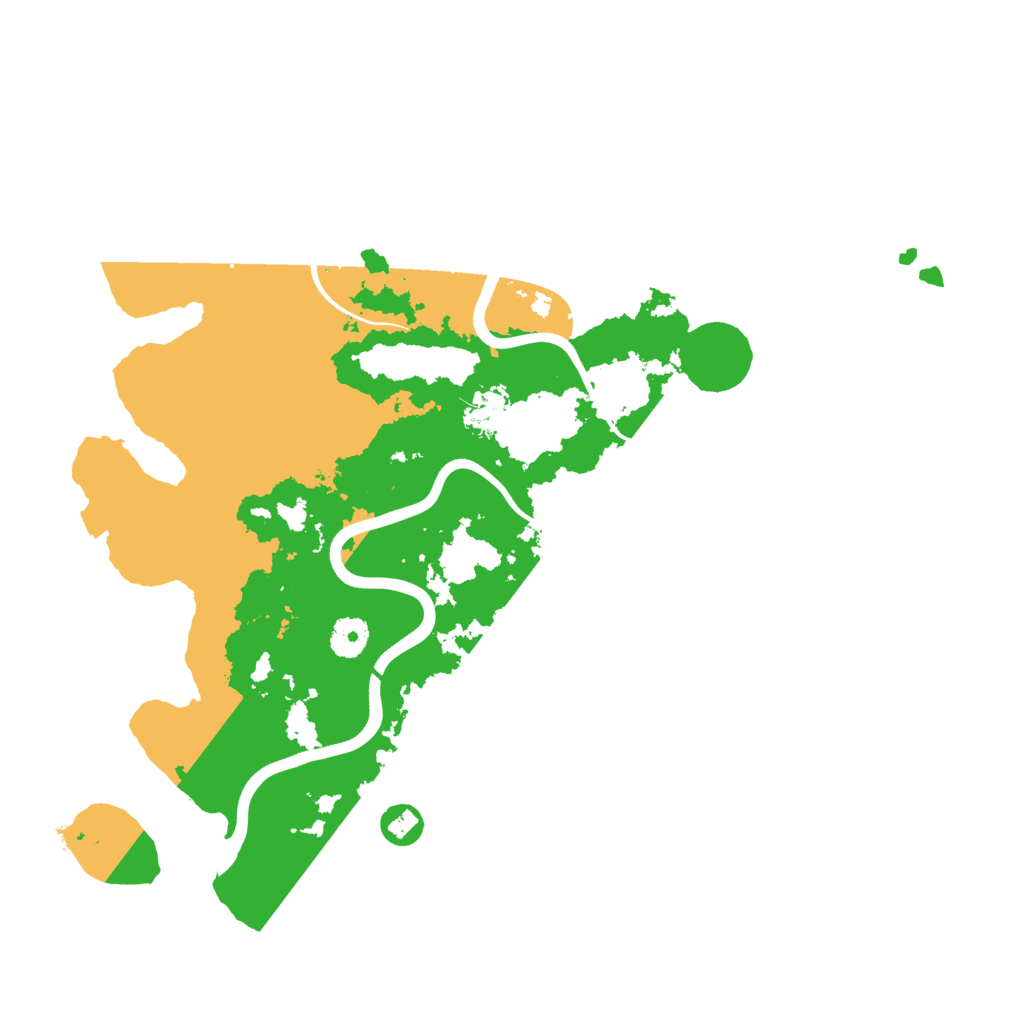 Biome Rust Map: Procedural Map, Size: 3900, Seed: 1696206814