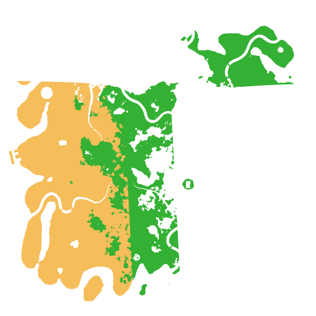 Biome Rust Map: Procedural Map, Size: 4800, Seed: 710274939