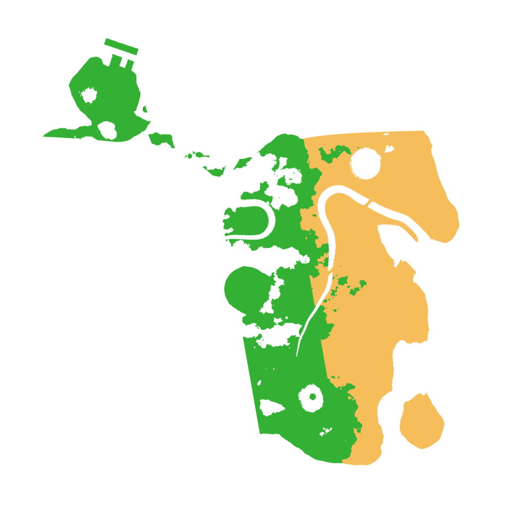 Biome Rust Map: Procedural Map, Size: 3000, Seed: 863136380