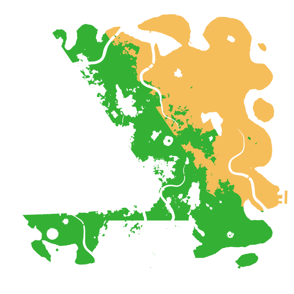 Biome Rust Map: Procedural Map, Size: 4500, Seed: 1536573575
