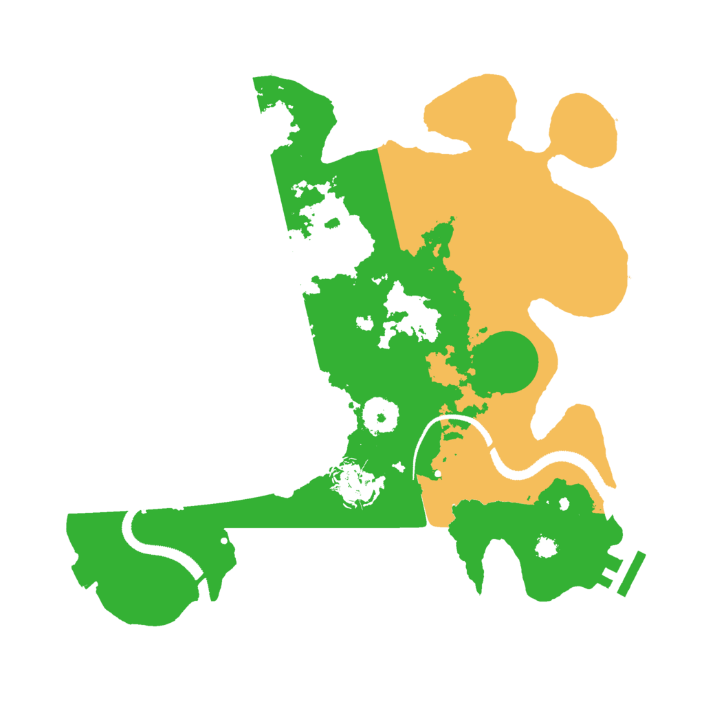 Biome Rust Map: Procedural Map, Size: 3000, Seed: 555613408