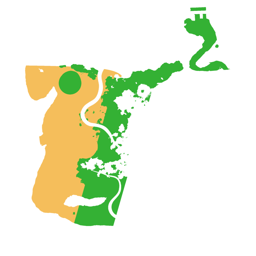 Biome Rust Map: Procedural Map, Size: 3000, Seed: 1552663209