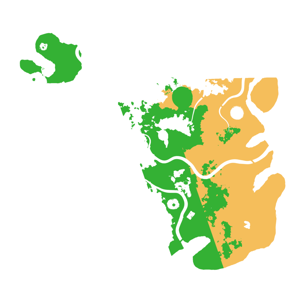 Biome Rust Map: Procedural Map, Size: 4000, Seed: 99863
