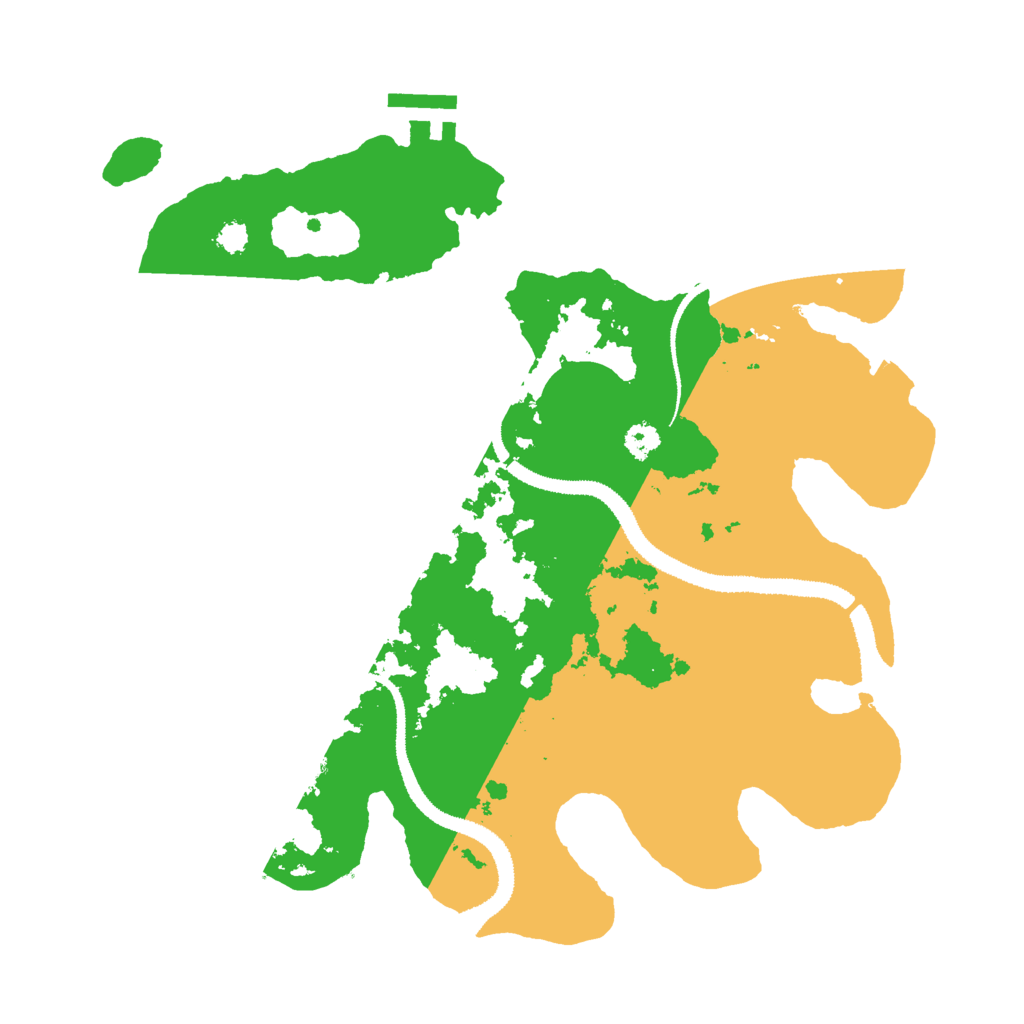 Biome Rust Map: Procedural Map, Size: 3000, Seed: 2125898102